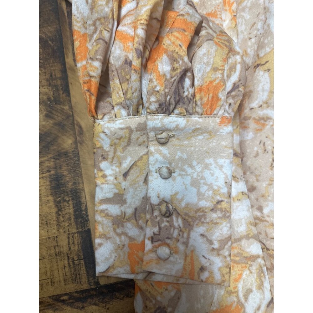 fashion nova xlarge nwt mini dress yellow and cream floral bustier style bodice - Picture 8 of 14